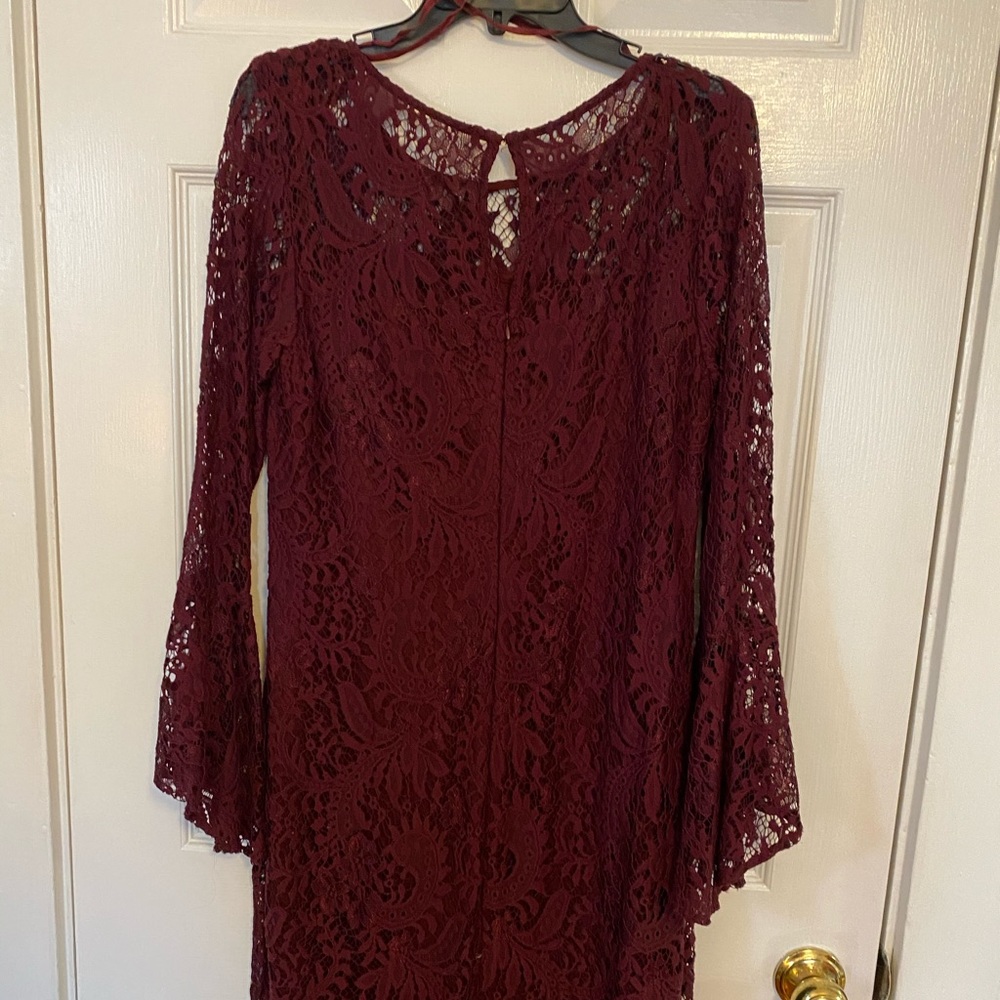 Sandra Darren Lace Cocktail Dress